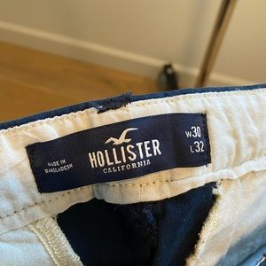 Hollister. Epi-flex Mens, blue chino size 31 X 32